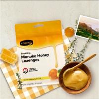 พร้อมส่ง❗?Manuka Honey Lozenges Zesty Lemon Flavour ลูกอมน้ำผึ้งมานูก้า แก้เจ็บคอUMF10+ รสLemon จากนิวซีแลนด์ ?? 12 เม็ด