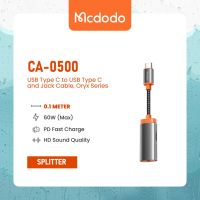 【Taotao Electronics】 Mcdodo CA-0500 USB ประเภท C ถึง3.5มม. สายแจ็คซีรีย์ Oryx 60W