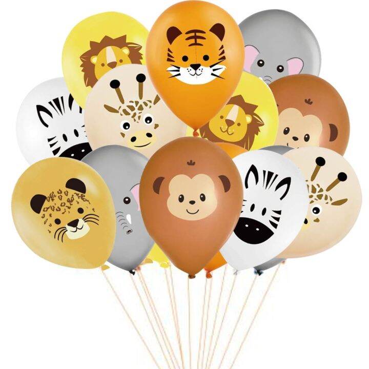 cc-10pcs-monkey-tiger-giraffe-pattern-balloons-for-jungle-birthday-decoration-supplies