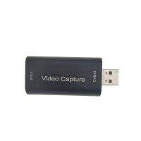 1080P Video Capture Card USB2.0 HDMI-Compatible Video Grabber Record Box for Game DVD Camcorder Camera Recording Live Streaming Adapters Cables