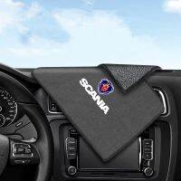 ☎ Coral Fleece Towel Thicken Soft Drying Cloth Car Body Washing Towel For Scania K250 K280 K310 K320 K490 SERIE Car Accessories