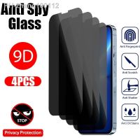 4PCS Anti-spy Protective Glass for IPhone 13 12 11 Pro Max XS 12 Mini privacy Screen Protector for IPhone 14 8 Plus 7 6 X XR SE