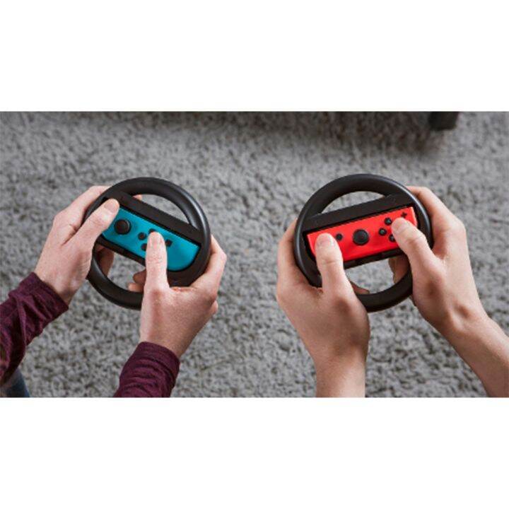 joy-con-wheel-set-of-2-nintendo-switch-นินเทนโด้-สวิตช์-จอยคอน-อุปกรณ์เสริมพวงมาลัย-รับประกันศูนย์ไทย-synnex-สำหรับ-nintendo-switch