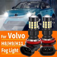 หลอดไฟไฟตัดหมอก Led 2x V70 H8โคมไฟ H9 Canbus ไม่มีข้อผิดพลาดสำหรับ Volvo C30 C70 S40 2004-2012 V50 S80 Xc60 2010-2013 H11 6000K