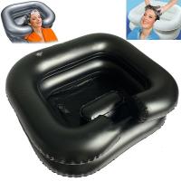 【CC】☞  Inflatable Shampoo Basin Hair Washing for Bedridden Disabled Injured Tubat Sink