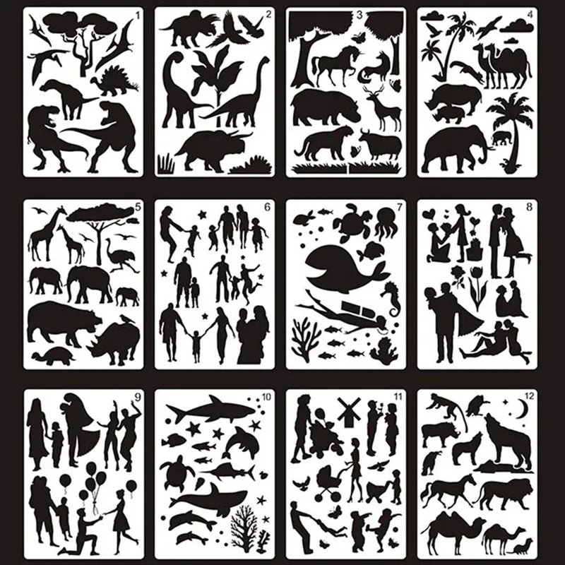 12Pcs Mandala Painting Templates Perfect Animal Drawing Stencils Hollow Board for DIY Painting Art | Lazada 12Pcs Mandala Painting Templates Perfect Animal Drawing Stencils Hollow Board for DIY Painting Art | Lazada