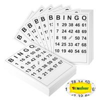 【CW】 60Pcs Card Game Cards With Numbers Accessories Fun Intellectual Development (White)