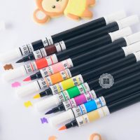 10 Colors Edible Pigment Pen Food Color Brush Drawing Biscuits Cake Decorating Tool DIY Baking Cake Painting Hook Coloring