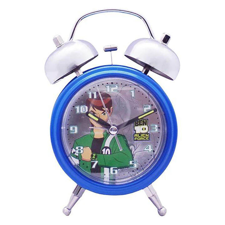 Ben 10 Alarm Clock Twin Bell Loud Alarm BTATC7402 Blue Lazada