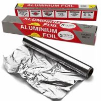 Aluminium foil ฟอยล์ห่ออาหาร ฟอยกันความร้อน ฟอยบาง กระดาษฟอยล์บาง ฟอยอลูมิเนียม ฟอยล์บางม้วน ใช้ห่ออาหารเพื่อนำไป ย่าง เผา อบ ยาว 10m/20m* 30cm