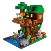 Minecraft Building Blocks - Tree House Set City พร้อม Minifigures