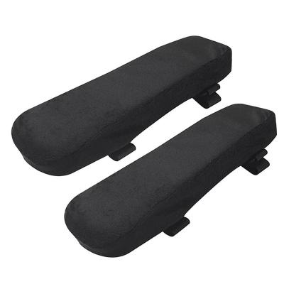 2PCSOffice Chair Arm Covers Removable Armrest Pads Covers Slow Rebound Memory Foam Armrest For Office Chairs Adjustable Arm Rest Adhesives Tape