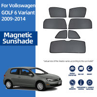 For Volkswagen VW Golf 6 Variant 2009-2013 Magnetic Car Sunshade Shield Front Windshield Rear Baby Side Window Sun Shade Visor