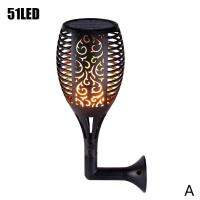 517296 Led Solar Light Outdoor Waterproof Flickering Lamp Decoration Flame Home Lamp Garden Aisle P3E6