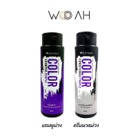 [ส่งฟรี] Dipso Color Shampoo &amp; Conditioner Purple ดิ๊พโซ่ แชมพู ครีมนวด ม่วง ล้างไรเหลือง เพิ่มประกาย ผมสีเทา ฆ่าไรเหลือง 250 มล.