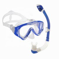 Factory Supply Single Tempered Glass Silicone Diving Snorkeling Set For Kids