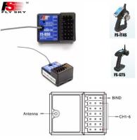 Flysky FS-BS3 FS-BS6 FS-BS4 FS-IT4S ตัวรับสัญญาณสำหรับ Flysky/FS-GT5เครื่องส่งสัญญาณควบคุมระยะไกลพร้อมระบบกันสะเทือนไจโร