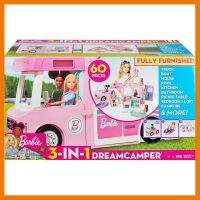 สินค้าขายดี!!! Barbie® รถบ้านตุ๊กตาบาร์บี้ 3-in-1 DreamCamper™ Vehicle with Pool, Truck, Boat and 60 Accessories GHL93 #ของเล่น โมเดล โมเดลรถ ของเล่น ของขวัญ ของสะสม รถ หุ่นยนต์ ตุ๊กตา โมเดลนักฟุตบอล ฟิกเกอร์ Model การ์ดเกมส์