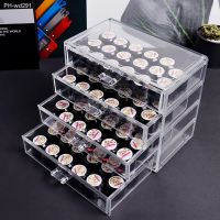 4 Tier Nail Art Decoration Storage Box Transparent Acrylic Nail Art Jewelry Accessories Storage Box Rack Shelf Display