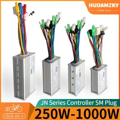 Ebike Controller 36V48V 250W 350W 500W 750W 1000W SM Connector Brushless Hall Controller Ebike อุปกรณ์เสริม