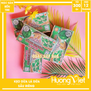 Kẹo dừa sầu riêng lá dứa Thanh Long 300gr, kẹo dừa Bến Tre chính hãng