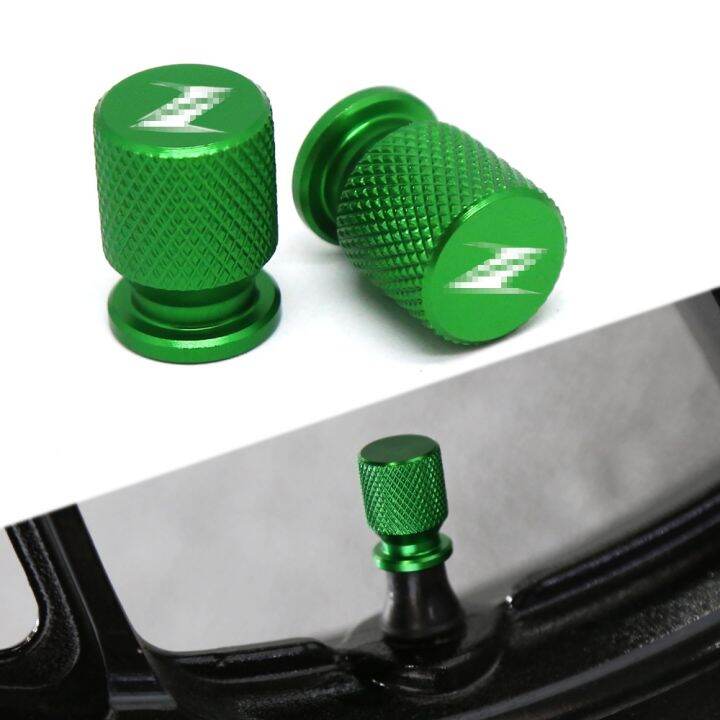 Aluminum CNC Motorcycle Tire Valve Cover for Kawasaki Z250 Z400 Z800