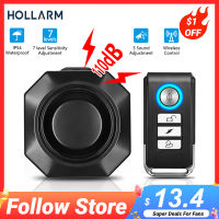 Hollarm Wireless Bike Vition Alarm USB ชาร์จรีโมทคอนล Burglar รถจักรยานยนต์ Bike Security Detector ระบบ Bicycle Alarm