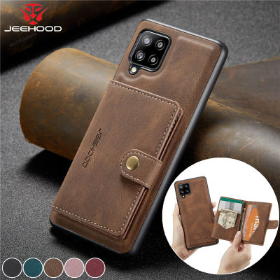 Magnetic Leather Case for Samsung Galaxy A12 A22 A32 A42 A52 A72 A52S S21 Plus S20 FE Note 20 Ultra 10 9 Wallet Card Cover Coque