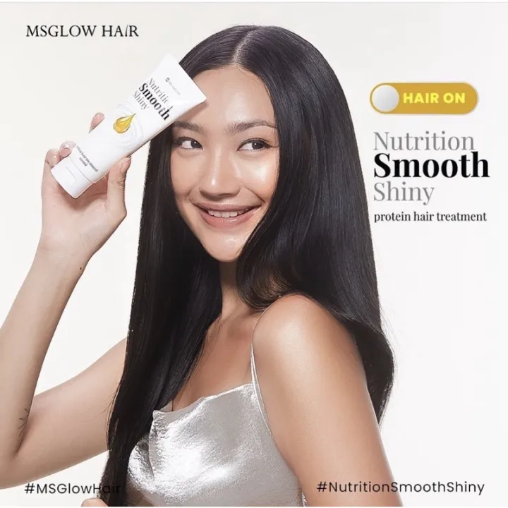 Ms Glow Hair Protein Nutrition Smooth Shiny Hair Treatment Lazada