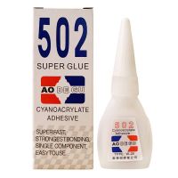 Instant Strong Glue Day Silver Shot 502 Elastic SUPER GLUE 502 Fast Dry 8G Gam Cair Waterly Type Glue (Not Gel Type