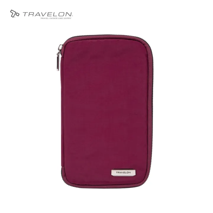 Travelon AntiTheft RFID Protected Signature Family Passport Zip Wallet
