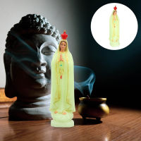 HAOYUNLA 2pcs Virgin Mary Figurine Madonna Catholic Plastic Craft Tabletop Virgin Mary Figurine