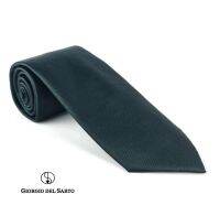 Giorgio Del Sarto Necktie Silk 8.5 cm Green with Fabric Texture เนคไทผ้าไหมสีเขียวมีเท็กเจอร์