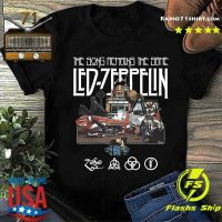 Hot sale Led Zeppelin band graphic Mens 100% Cotton Round Neck Short Sleeve T-Shirt  Adult clothes