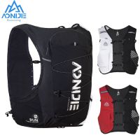 AONIJIE C9116 10L กระเป๋าเป้สะพายหลังกีฬากลางแจ้ง Unisex น้ำหนักเบาสำหรับวิ่ง Rucksack Hydration Pack สำหรับการเดินป่ามาราธอน
