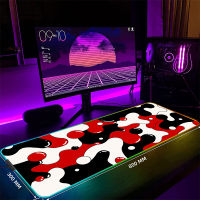 Liquid LED Gaming Mousepads ขนาดใหญ่ Backlight แผ่นรองเม้าส์39.3x19.6in Gamer Mousepad RGB แผ่นรองเม้าส์ Luminous แผ่นรองเม้าส์