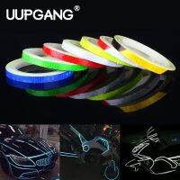 8m Wheels Reflective Stickers Cycling Fluorescent Reflect Strip Adhesive Tape for MTB Warning Safety Sticker