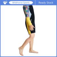 Wildhorse ชุดว่ายน้ำรักษาอุณหภูมิเยาวชน Baju Menyelam Neoprene 2.5มม. สำหรับเรือคายัคแล่นเรือใบ