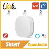 Tuya Zigbee Scene Switch Wireless Remote Control Push button 1 Gang 3 Mode Dimming Key Controller Work With Zigbee Devices