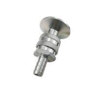 ۞ 1.5 Tri Clamp Quick Connector 1/2 (12.7mm) Hose Barb Coupler Adapter For Homebrew Beer Fermenter