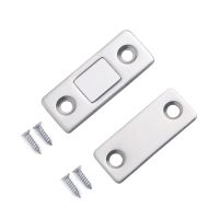 2pcs/Set Magnetic Cabinet Catches Magnet Door Stops Hidden Door Closer With Screw For Closet Cupboard Furniture Hardware