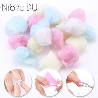 【YF】 120pcs/pack Colorful Cotton Wool Balls Remover Cleaning Cleaner Manicure Tools