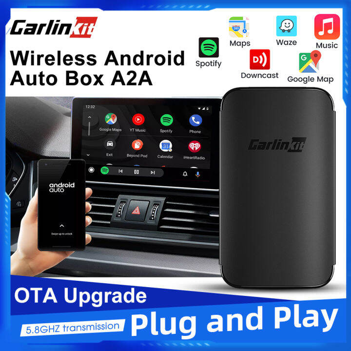 A2A Carlinkit Wireless CarPlay Android Auto WiFi Bluetooth Adapter OTA