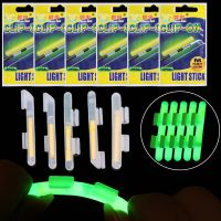 2/4/6PCS Clip on Fishing Glow Stick S/M/L/XL Fluorescent Light Stick Dry Type Luminous Wand Clip Night Fishing Accessories Accessories