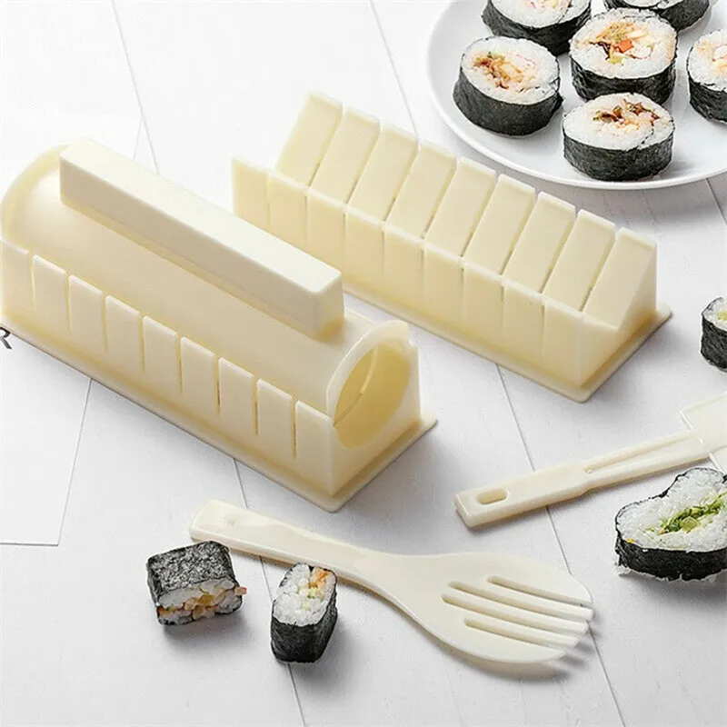 DIY Sushi Maker and Rice circular Mold Japanse Cake lovelike Mold  Multifunctionele Mould square Sushi Making Tool Set