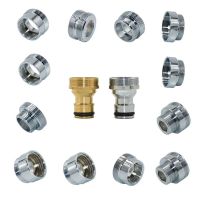 Water Faucet Coupler M16 M18 M20 M22 M24 M28 Thread Connector For Bubbler Kitchen And Bathroom Accessories Silver