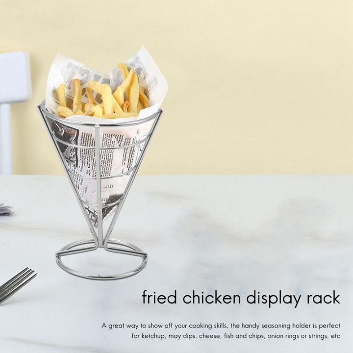 4-pcs-french-fries-stand-cone-basket-fry-holder-with-dip-dishe-cone-snack-fried-chicken-display-rack-food-shelves-bowl