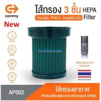 Commy ไส้กรองอากาศ PM 2.5 ฟิลเตอร์ Hepa สำหรับเครื่องฟอกอากาศในรถยนต์ รุ่น AP002