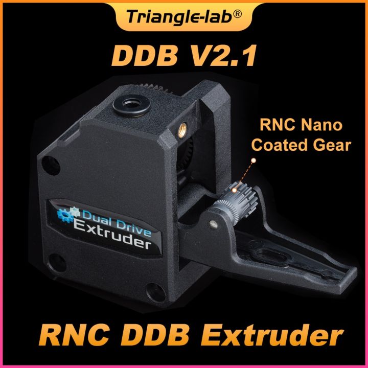 trianglelab-rnc-เครื่องอัดรีด-ddb-v2-1เคลือบนาโนเครื่องอัดไดรฟ์คู่หัวฉีดเครื่องอัดรีดสำหรับเครื่องพิมพ์3d-ender3-cr10-mk8-tevo