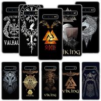 [Hot K] ไวกิ้ง Vegvisir Odin Nordic เคสโทรศัพท์สำหรับ Samsung Galaxy S20 FE S10 Plus S21 S22 Ultra S10E S9 S8 S7 Edge J4 + เคสโทรศัพท์วิบวับ